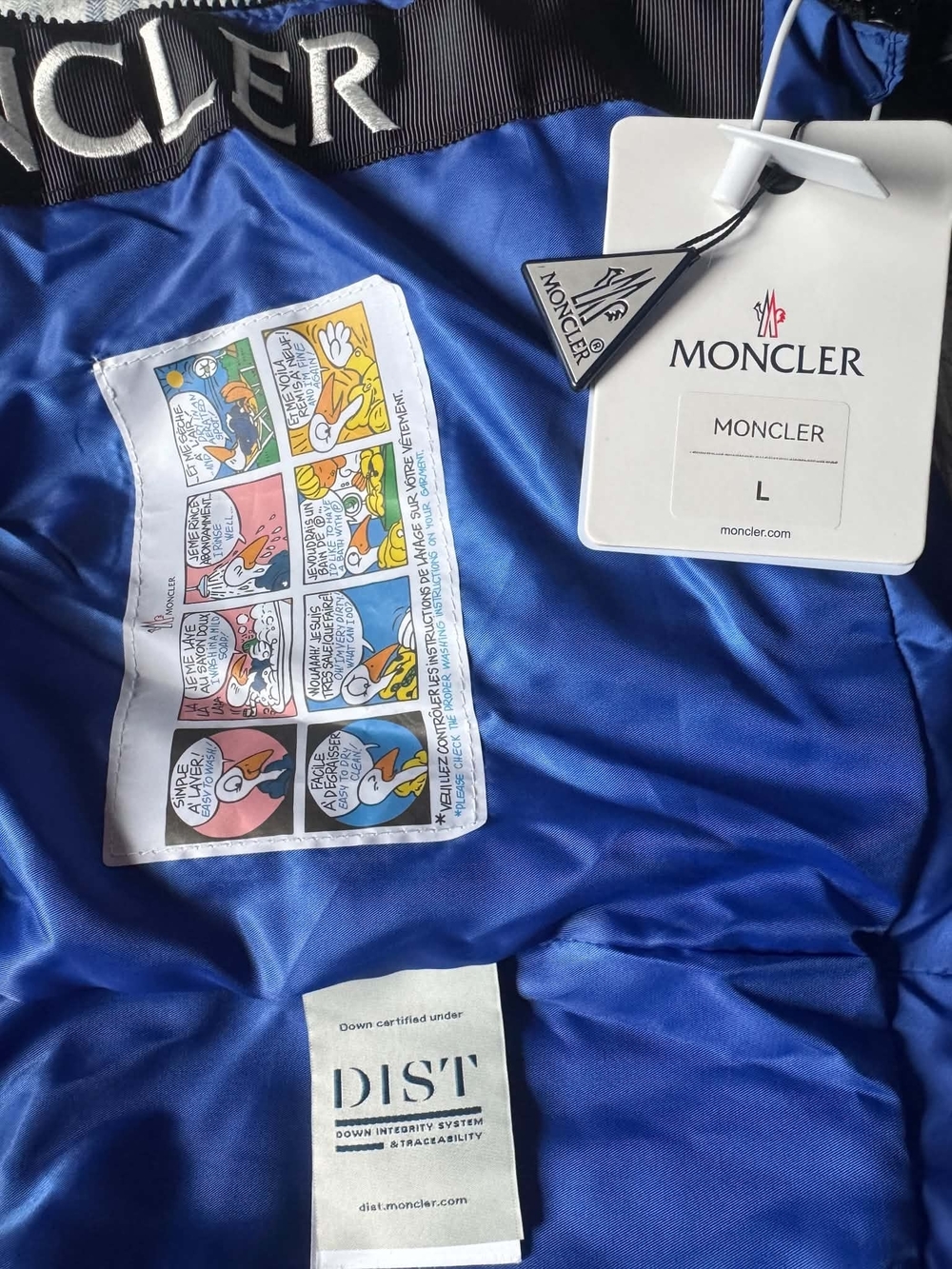 Moncler Men's Blue Puffer Jacket